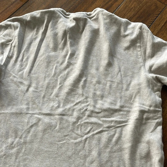 2 Michael Kors crew neck tees short sleeve tshirt MK logo blue beige Sz Small - Picture 6 of 10